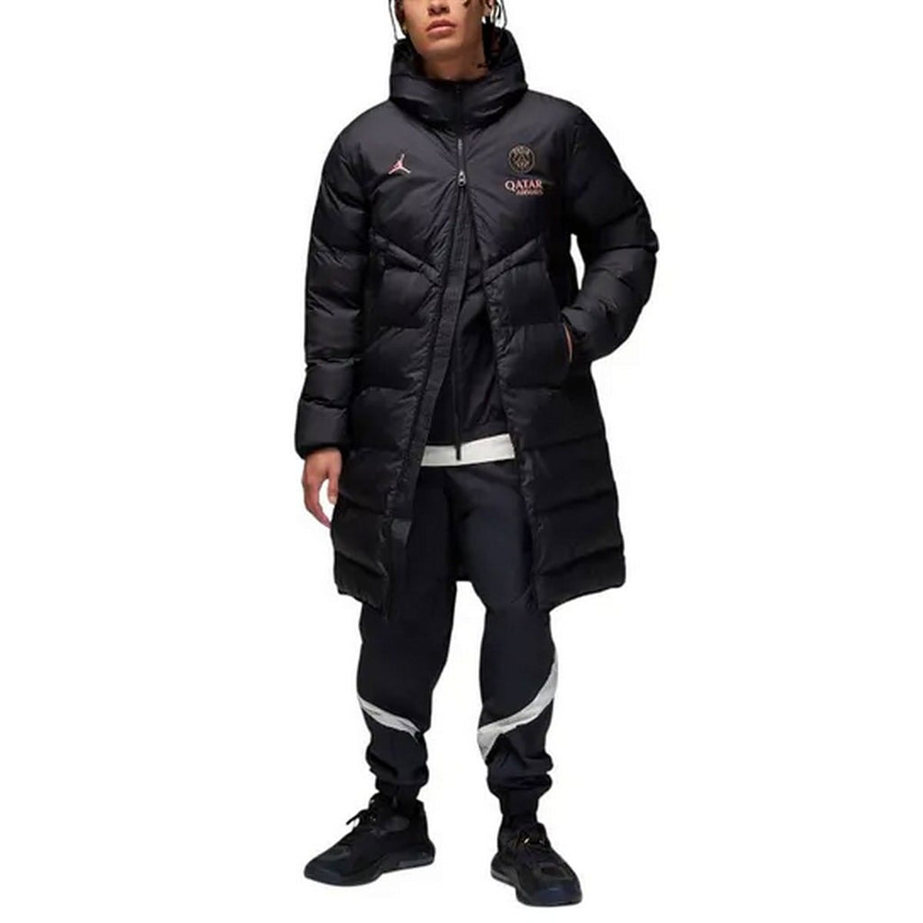 Jordan x PSG UCL black Parka down padded jacket 2024/25 - Jordan-4