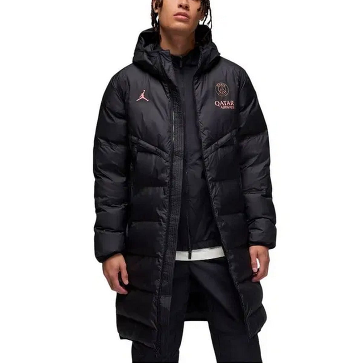 Jordan x PSG UCL black Parka down padded jacket 2024/25 - Jordan-2