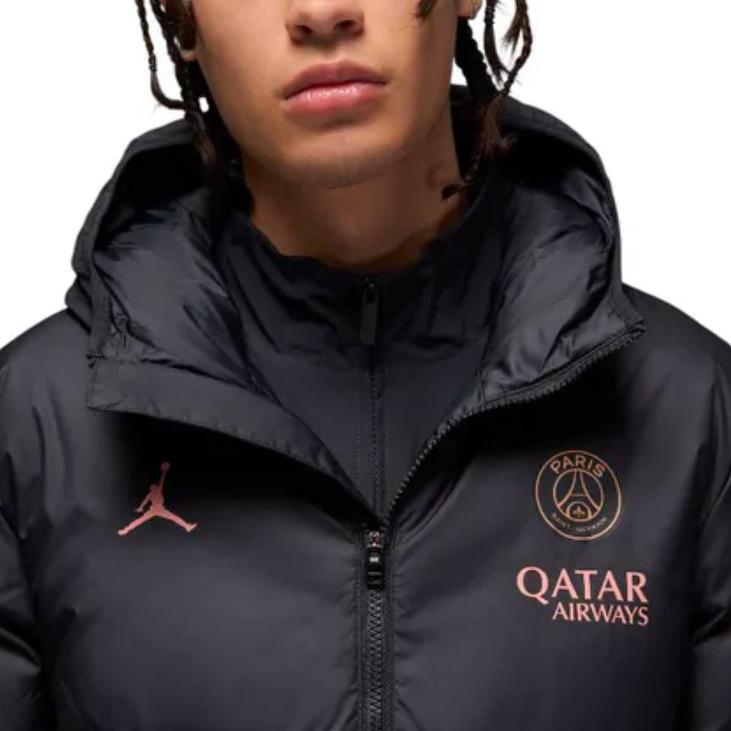 Jordan x PSG UCL black Parka down padded jacket 2024/25 - Jordan-3