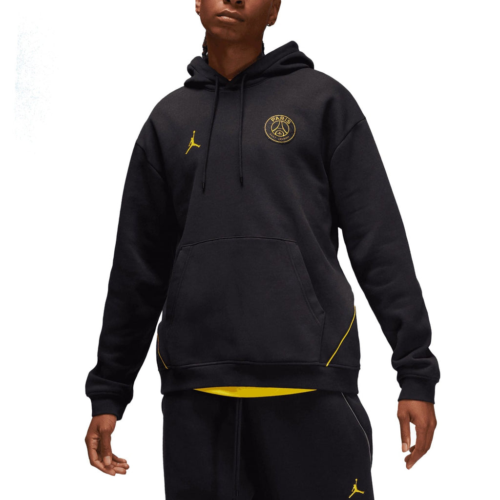 Jordan x PSG Casual Fleece fanwear presentation tracksuit 2023 black - Jordan-0