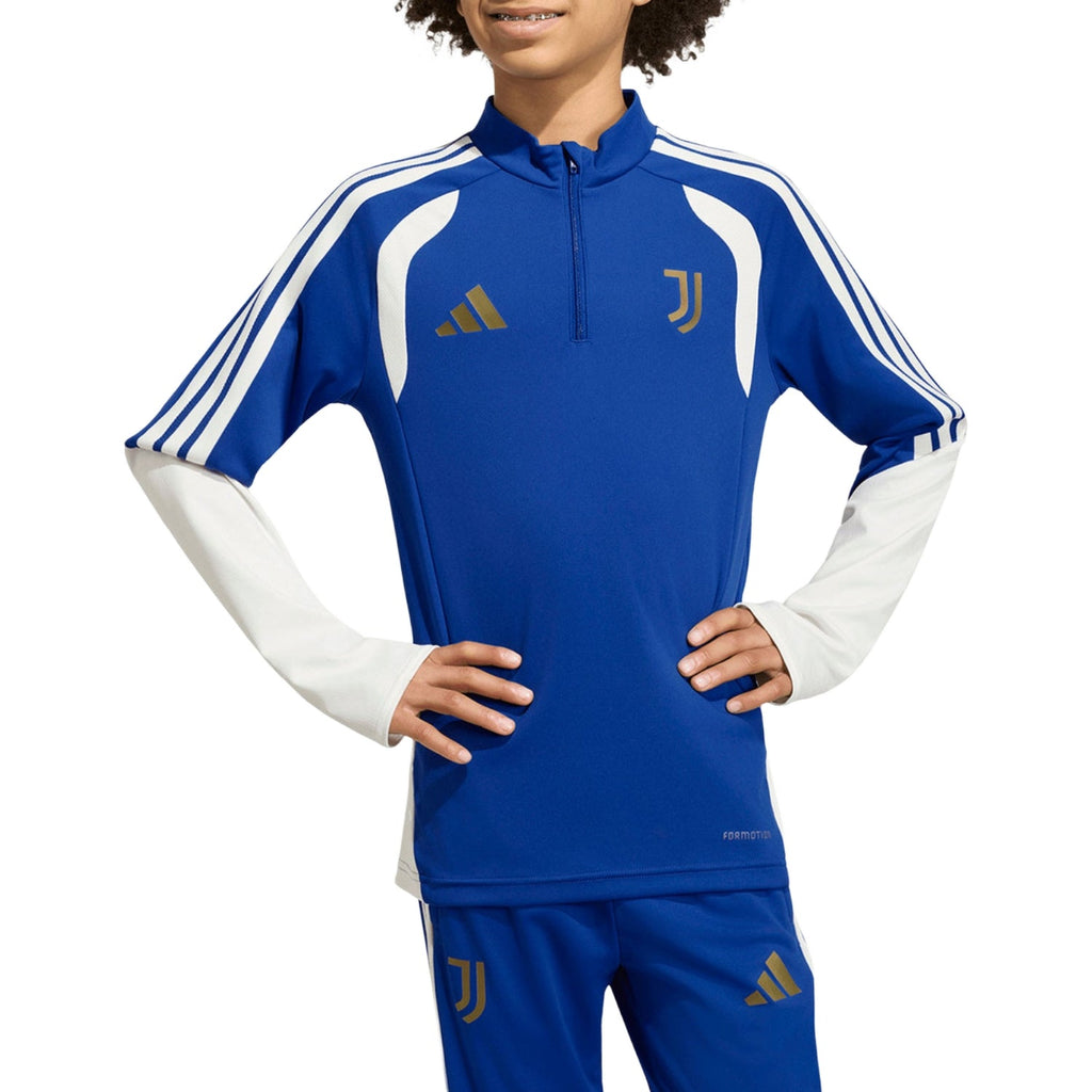 Kids - Juventus blue training technical Soccer tracksuit 2026/27 - Adidas-0