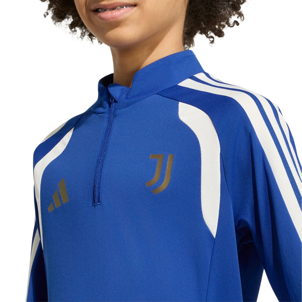 Kids - Juventus blue training technical Soccer tracksuit 2026/27 - Adidas-3