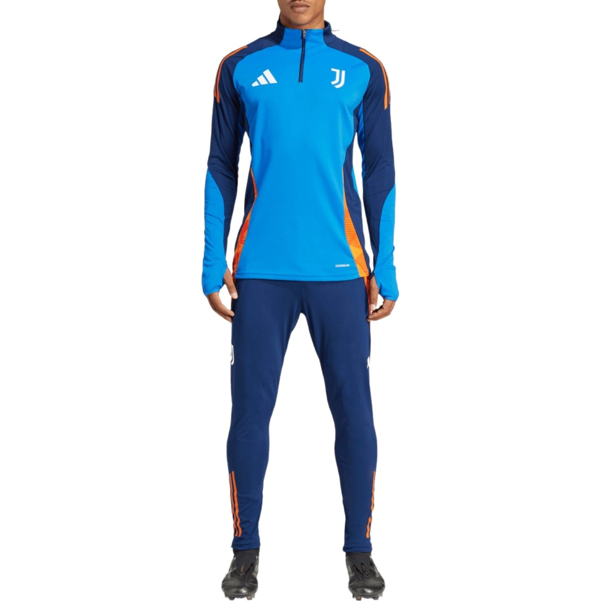 Juventus light blue training technical soccer tracksuit 2025 - Adidas-1