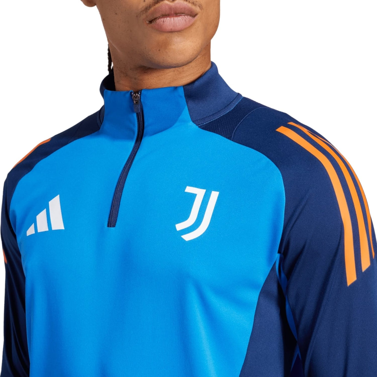 Juventus light blue training technical soccer tracksuit 2025 - Adidas-3