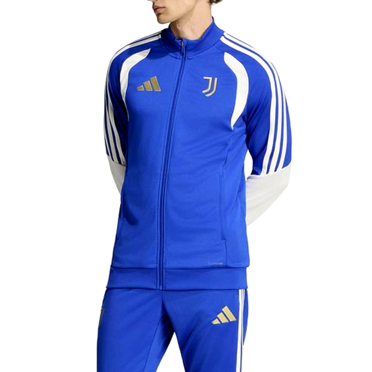 Juventus blue training presentation bench tracksuit 2026/27 - Adidas-0