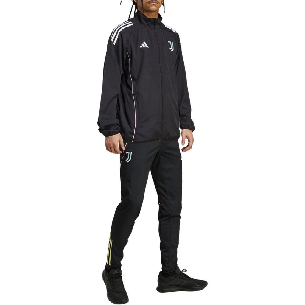 Juventus black training presentation soccer tracksuit 2025/26 - Adidas-1