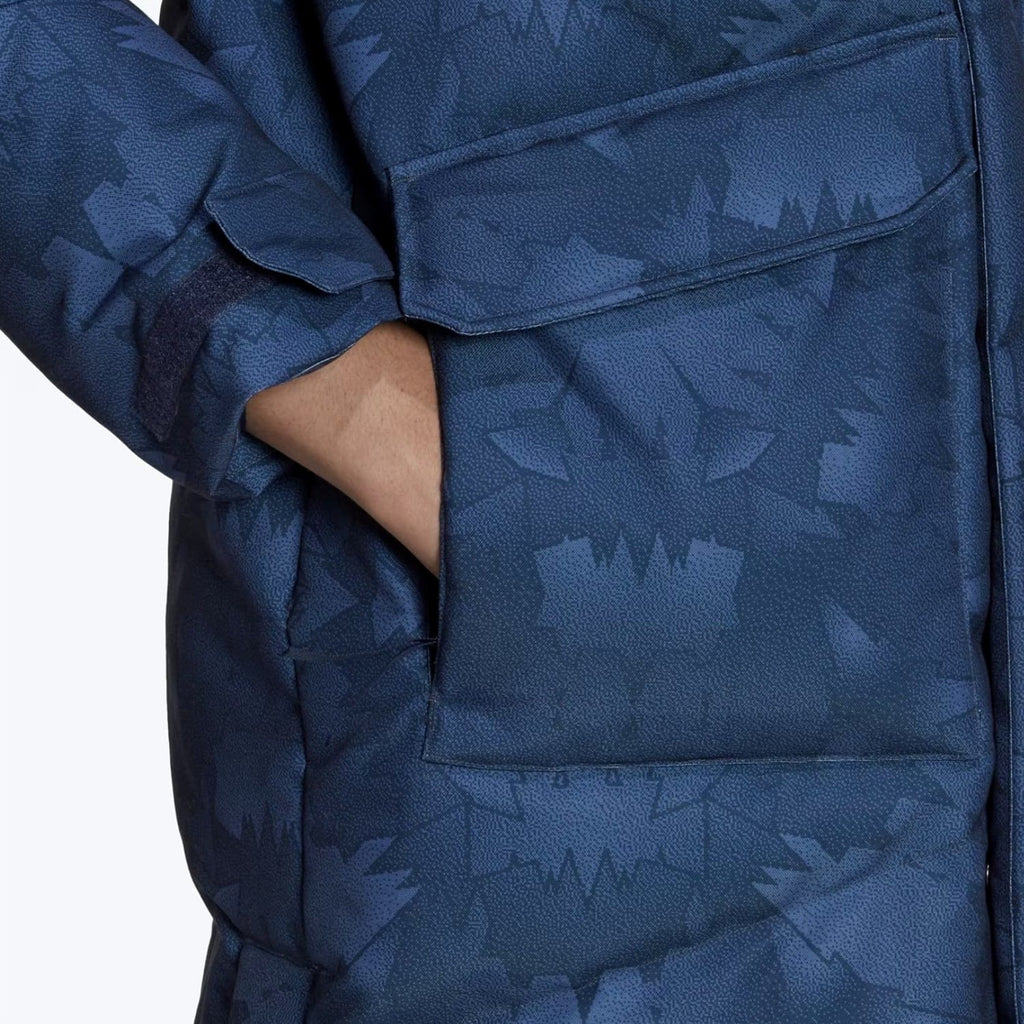 Juventus FC padded down long jacket 2023 - Adidas-4