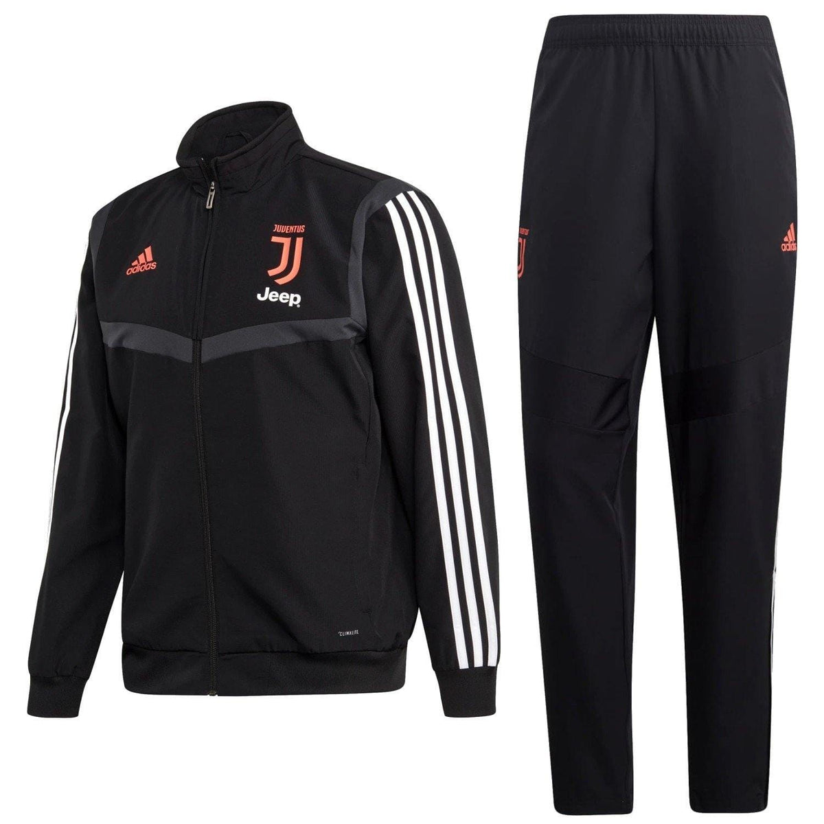 Juventus black training presentation Soccer tracksuit 2019/20 - Adidas-0