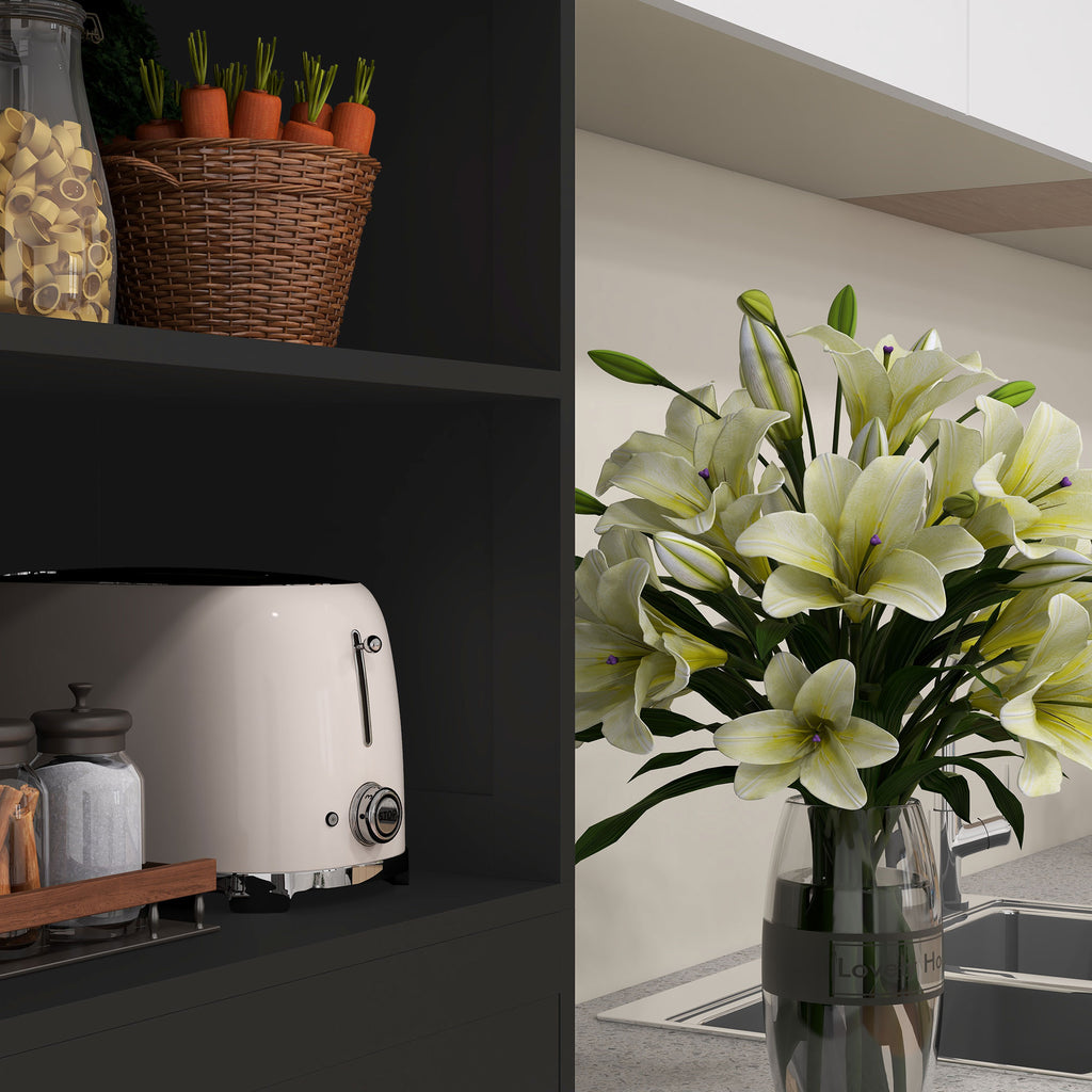 Armoire de cuisine buffet cuisine vaisselier meuble de rangement multi-rangements dim. 60I x 30P x 162H cm noir-9