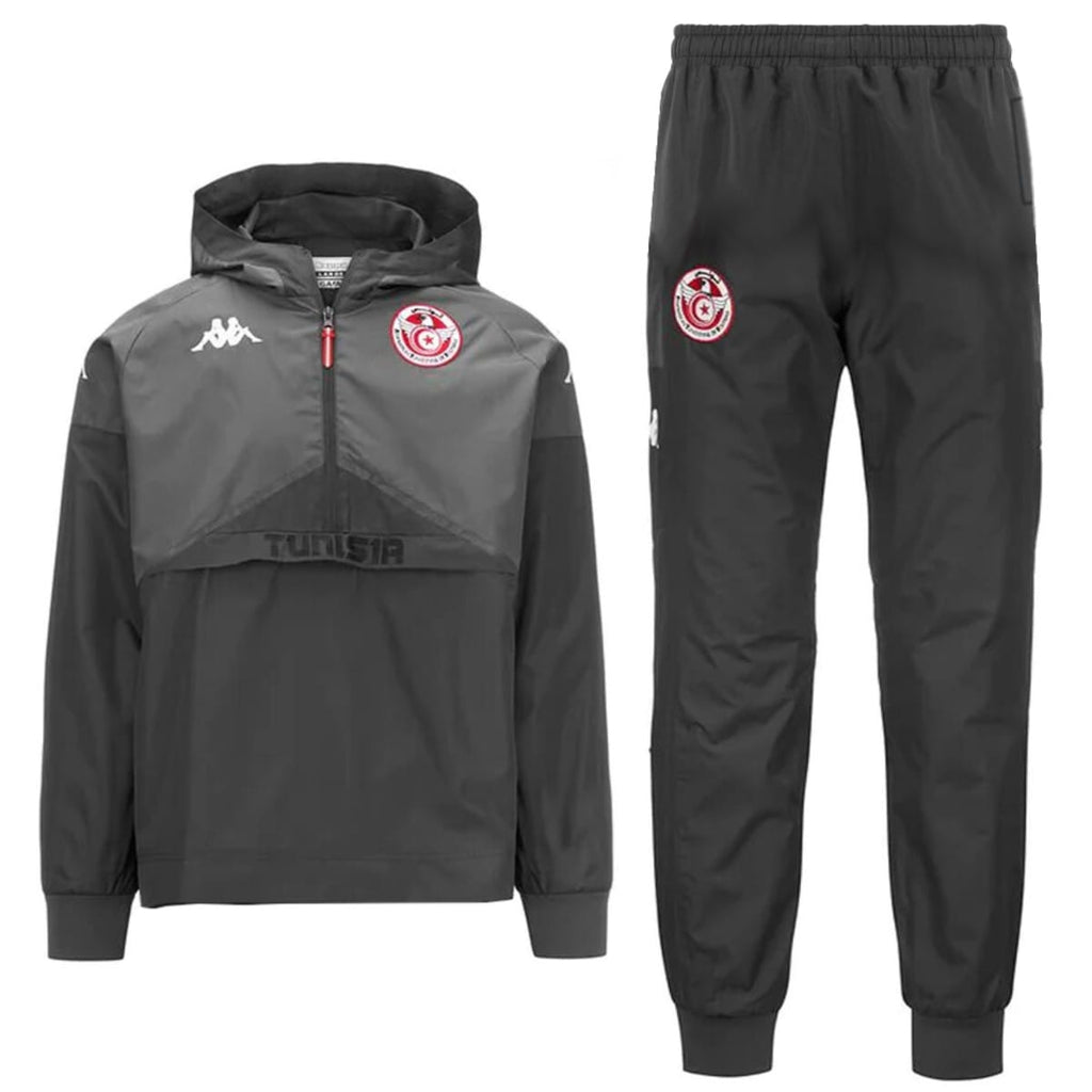 Tunisia national team presentation soccer tracksuit 2024/25 - Kappa-0