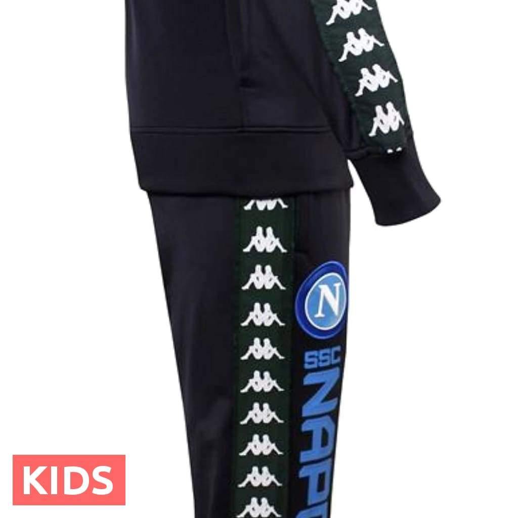 Kids - SSC Napoli UCL navy presentation soccer tracksuit 2018/19 - Kappa-1