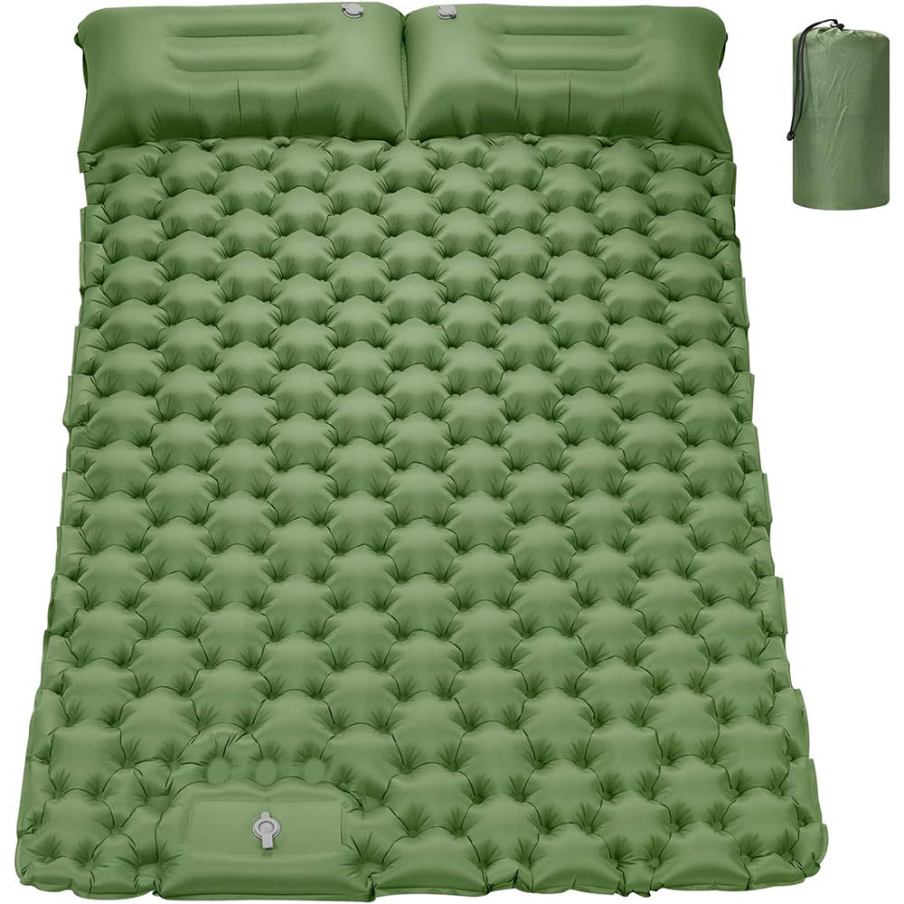 Materassino da campeggio per 2 persone – verde