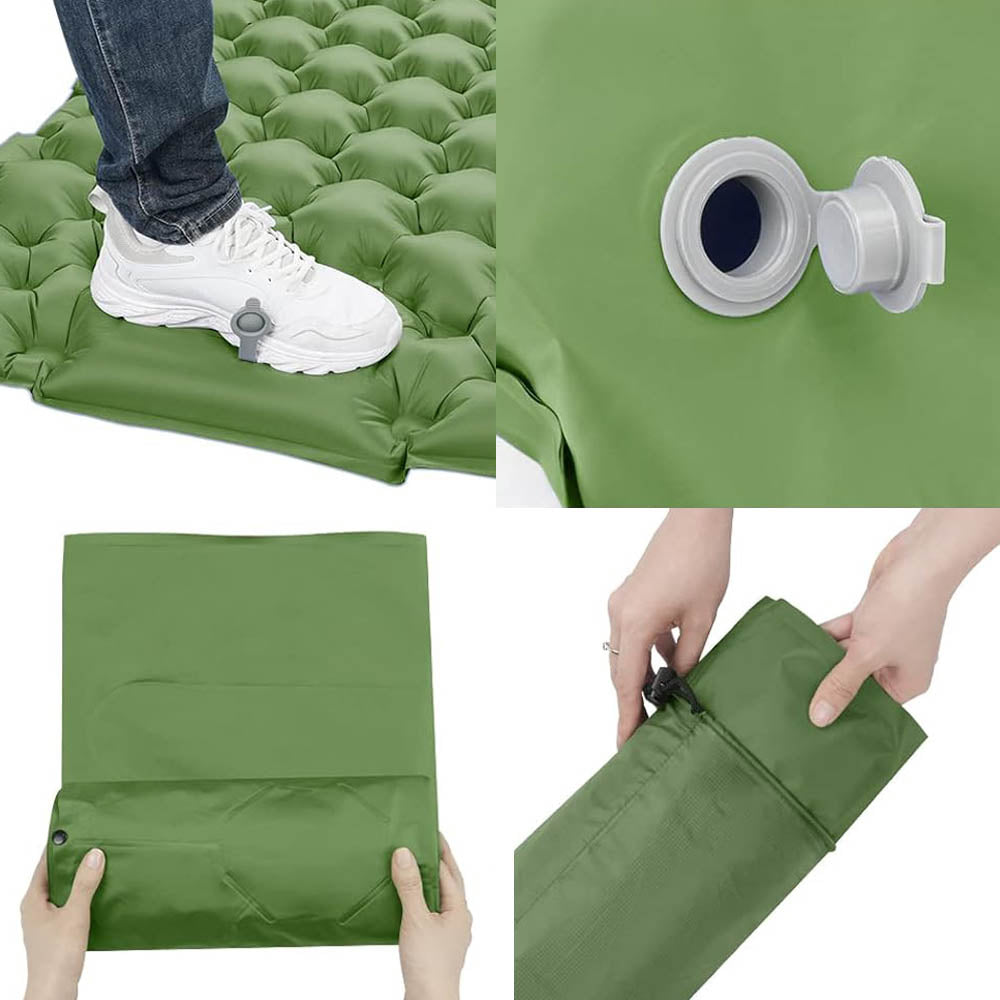 Materassino da campeggio per 2 persone – verde