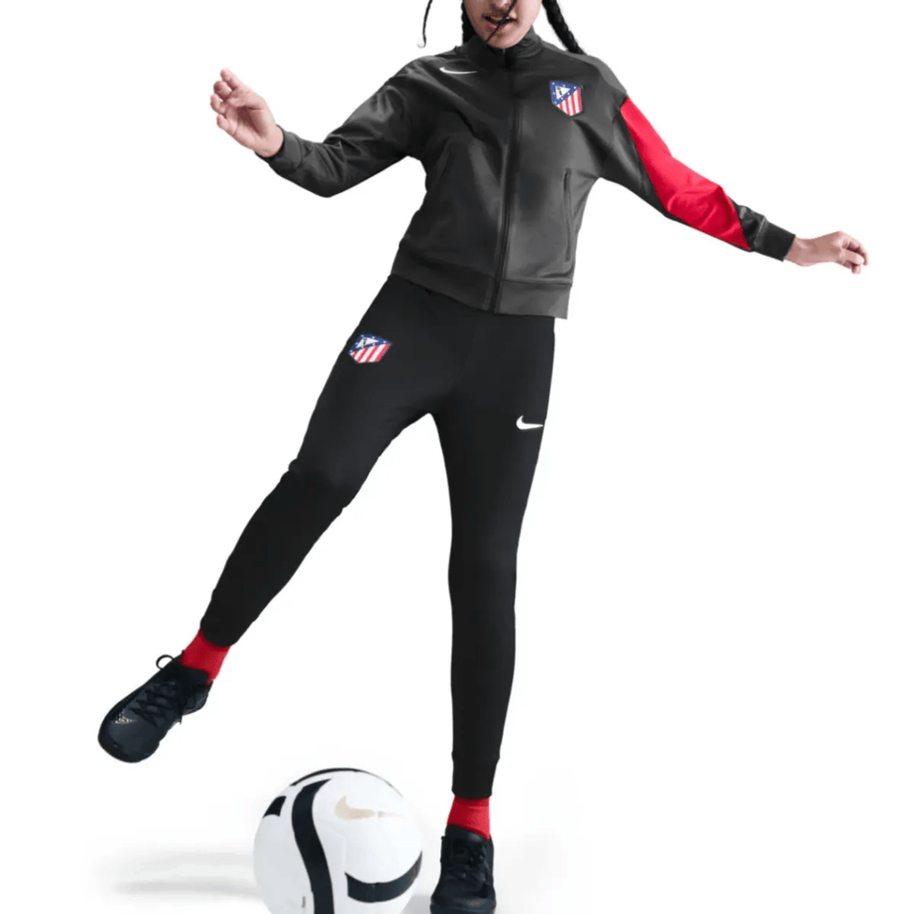 Kids - grey Atletico Madrid UCL presentation tracksuit 2025/26 - Nike-3