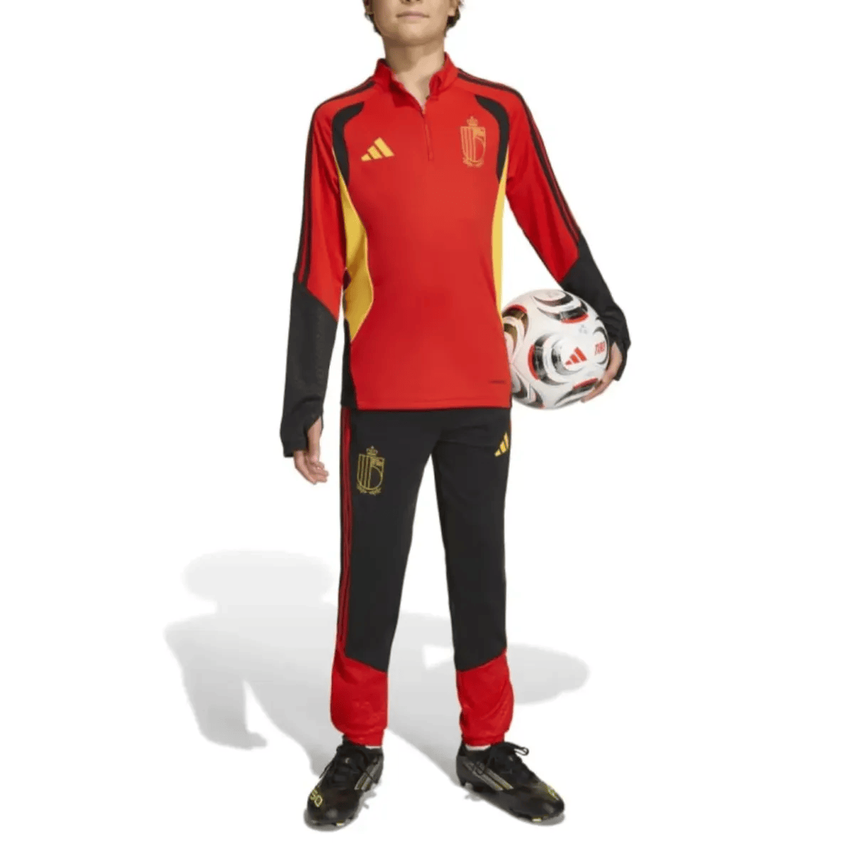 Kids - Belgium training technical soccer tracksuit 2026/27 - Adidas-2