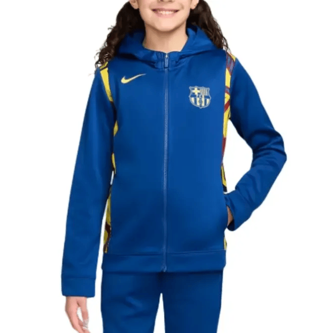 Kids - FC Barcelona training presentation tracksuit 2026 - Nike-0