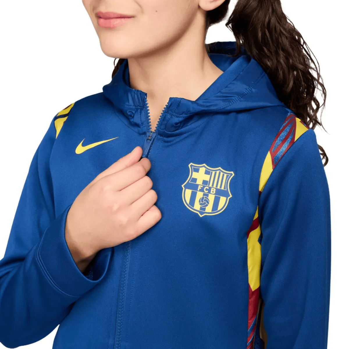 Kids - FC Barcelona training presentation tracksuit 2026 - Nike-1