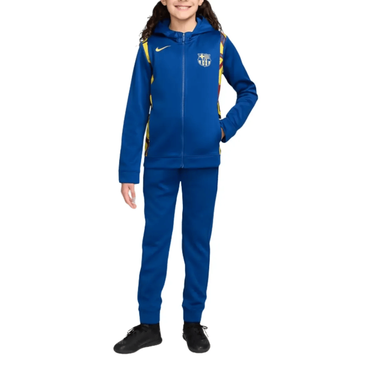 Kids - FC Barcelona training presentation tracksuit 2026 - Nike-2