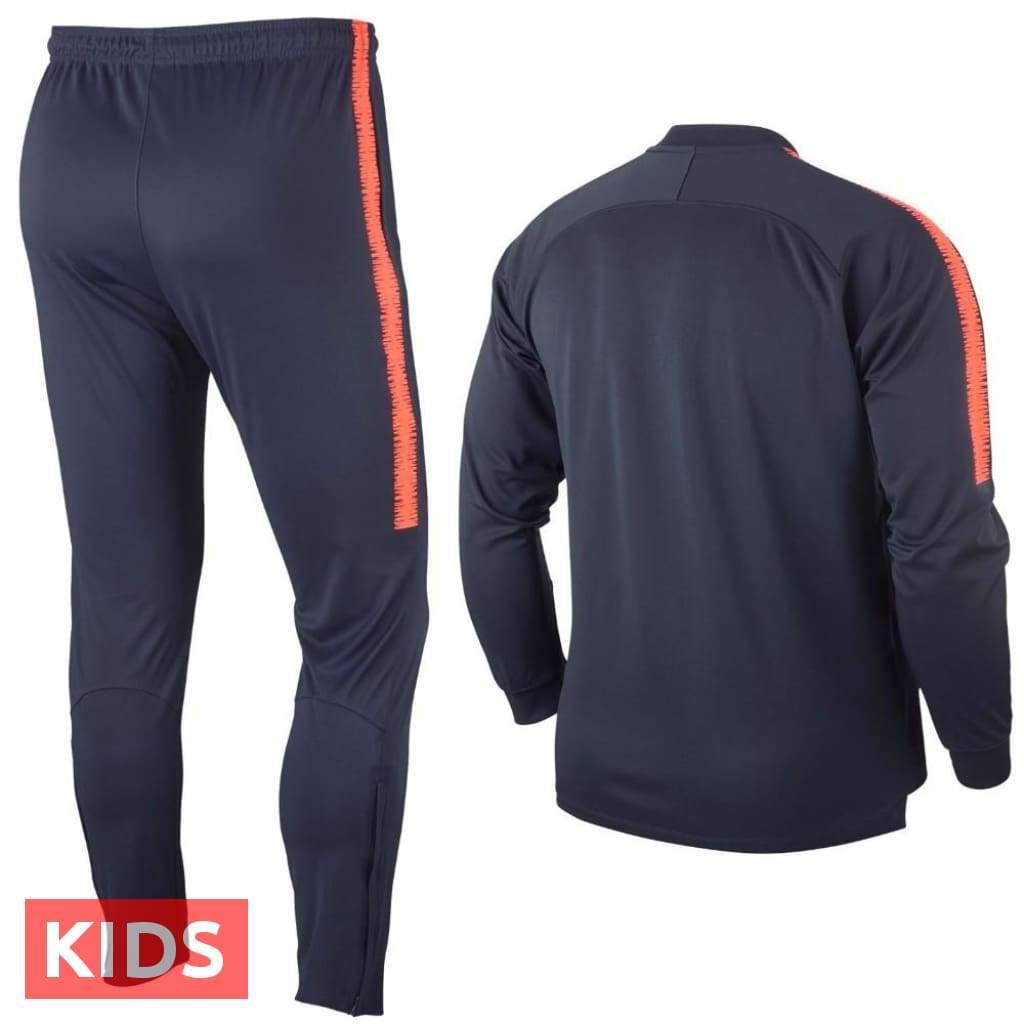 Kids - FC Barcelona Training Presentation Soccer Tracksuit 2018 - Nike-1