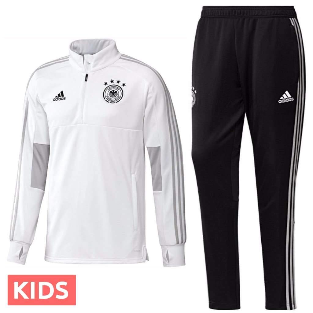 Kids - Germany Technical Training Soccer Tracksuit 2018/19 - Adidas-0