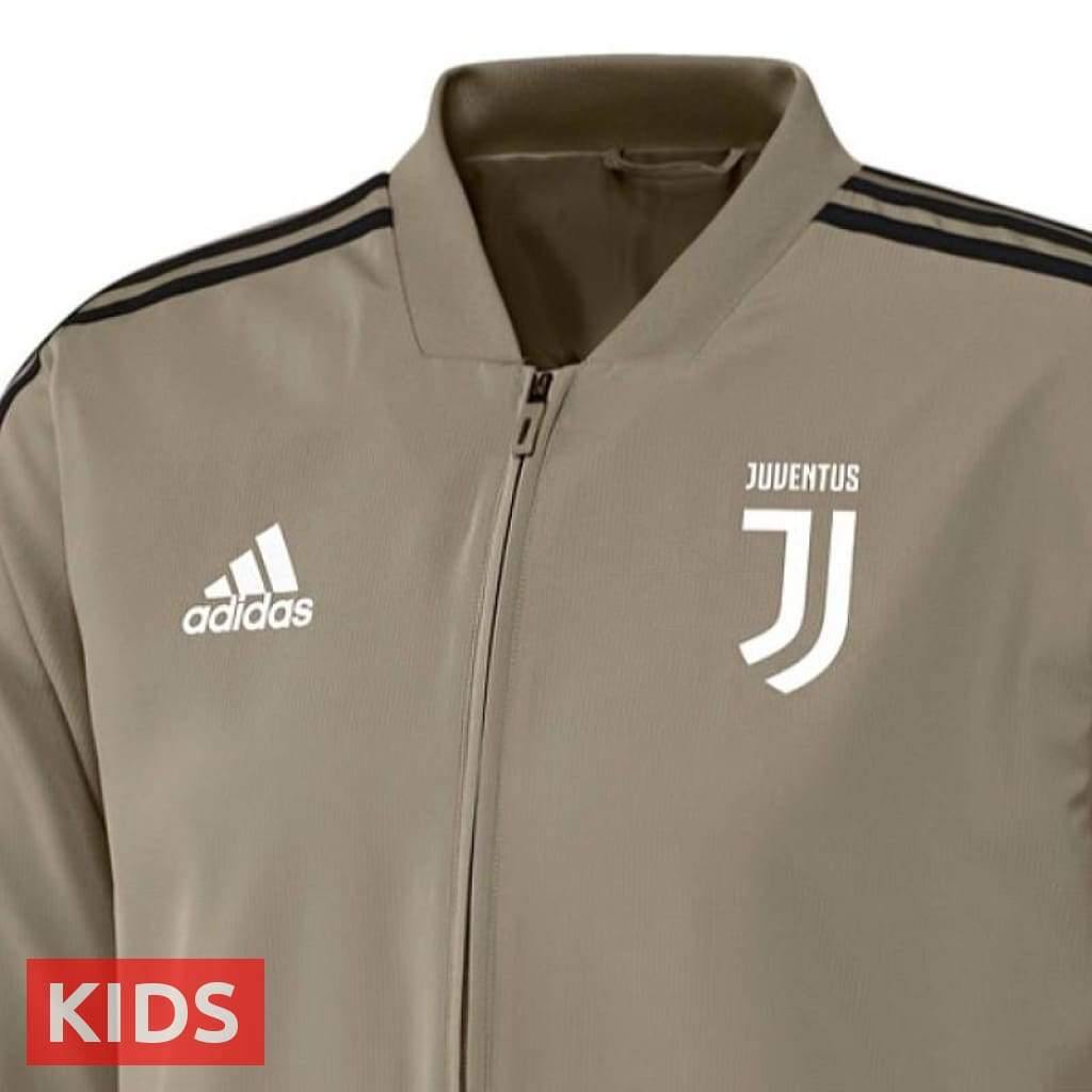 Kids - Juventus Presentation Soccer Tracksuit 2018/19 - Adidas-3
