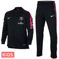Kids - Paris Saint Germain black presentation soccer tracksuit 2018/19 - Nike-0