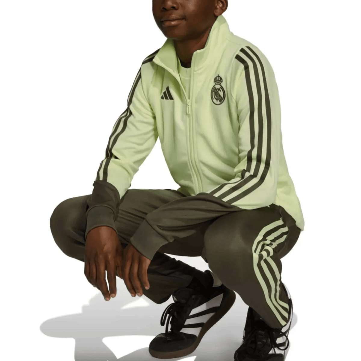 Kids - Real Madrid Training Presentation Bench Tracksuit 2025/26 - Adidas-4