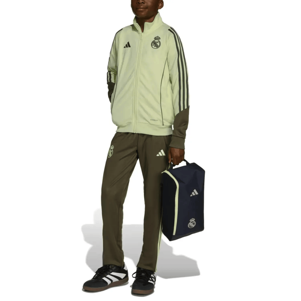 Kids - Real Madrid Training Presentation Bench Tracksuit 2025/26 - Adidas-1
