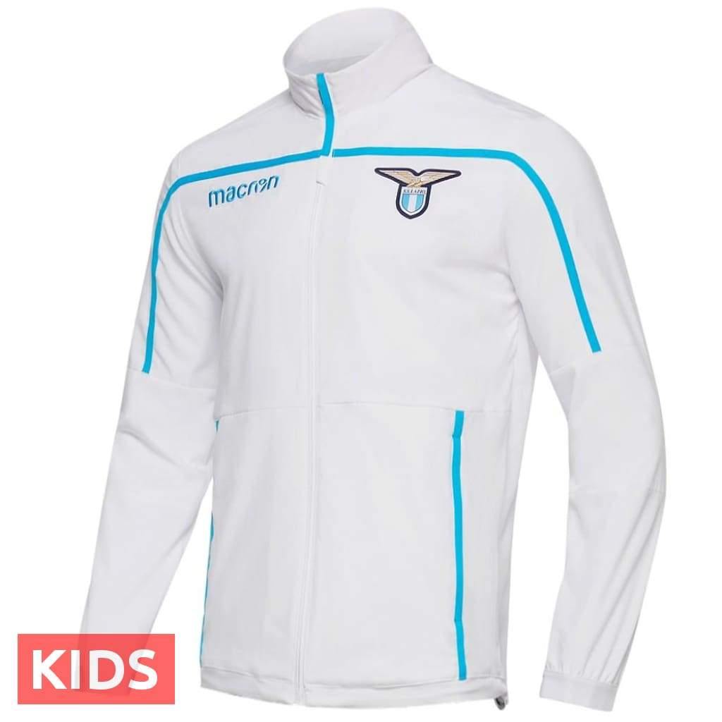 Kids - SS Lazio training presentation soccer tracksuit 2018/19 - Macron-2