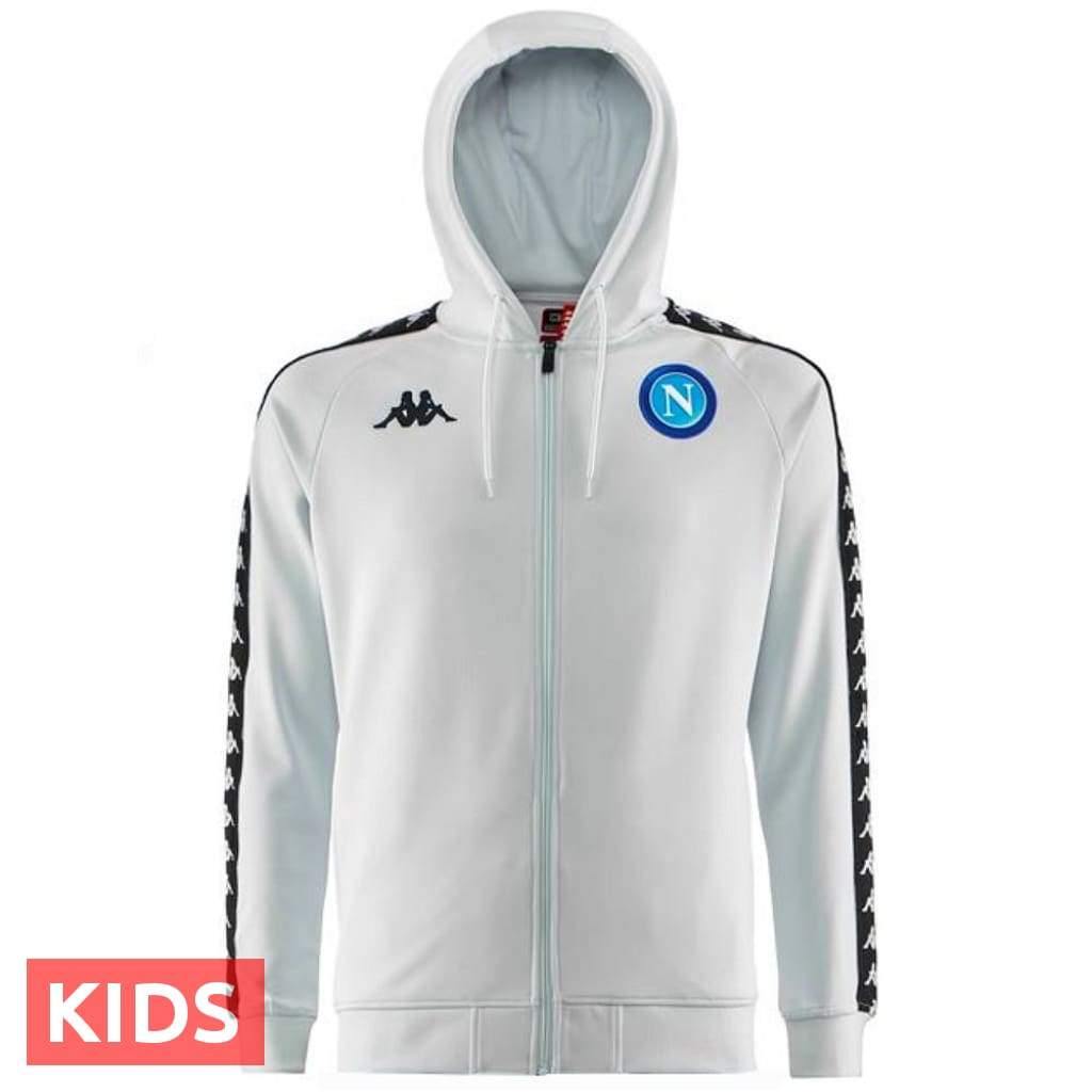 Kids - SSC Napoli UCL hooded presentation soccer tracksuit 2018/19 - Kappa-2