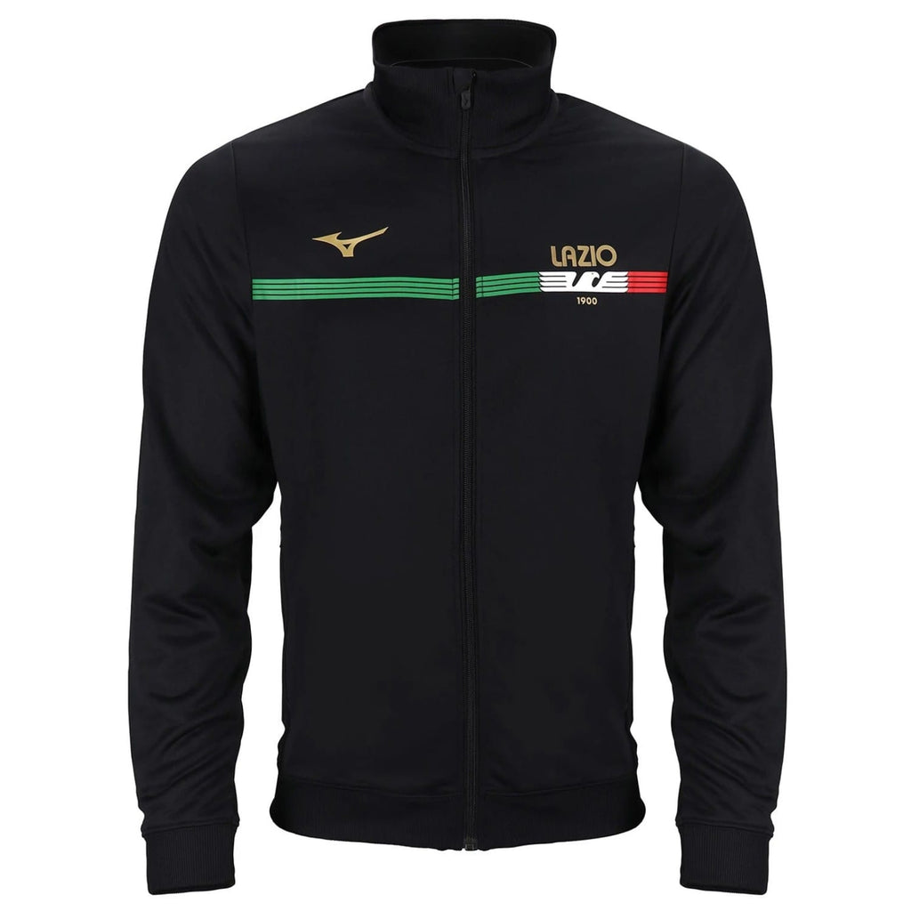SS Lazio fanwear cotton presentation tracksuit 2023/24 black - Mizuno-1