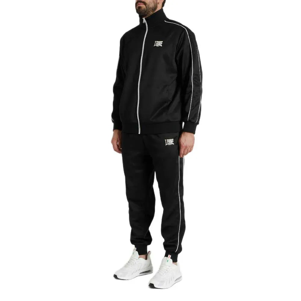 "Classic" Tracksuit Men's Italian Boxing & Gym Set - Black - Leone 1947-4