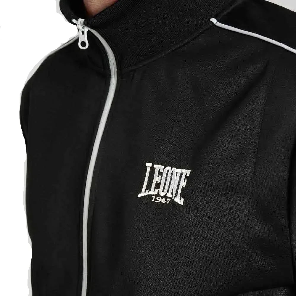 "Classic" Tracksuit Men's Italian Boxing & Gym Set - Black - Leone 1947-2