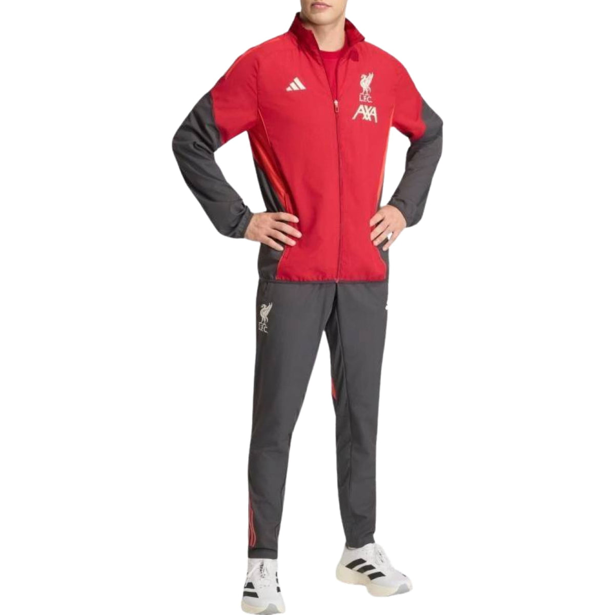 Liverpool FC red presentation Soccer tracksuit 2026 - Adidas-1