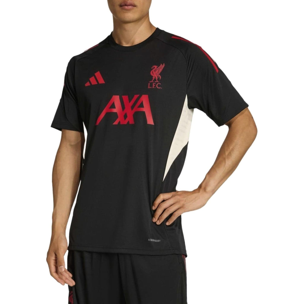 Liverpool FC black training short-sleeves Soccer set 2025/26 - Adidas-4