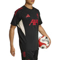 Liverpool FC black training short-sleeves Soccer set 2025/26 - Adidas-0