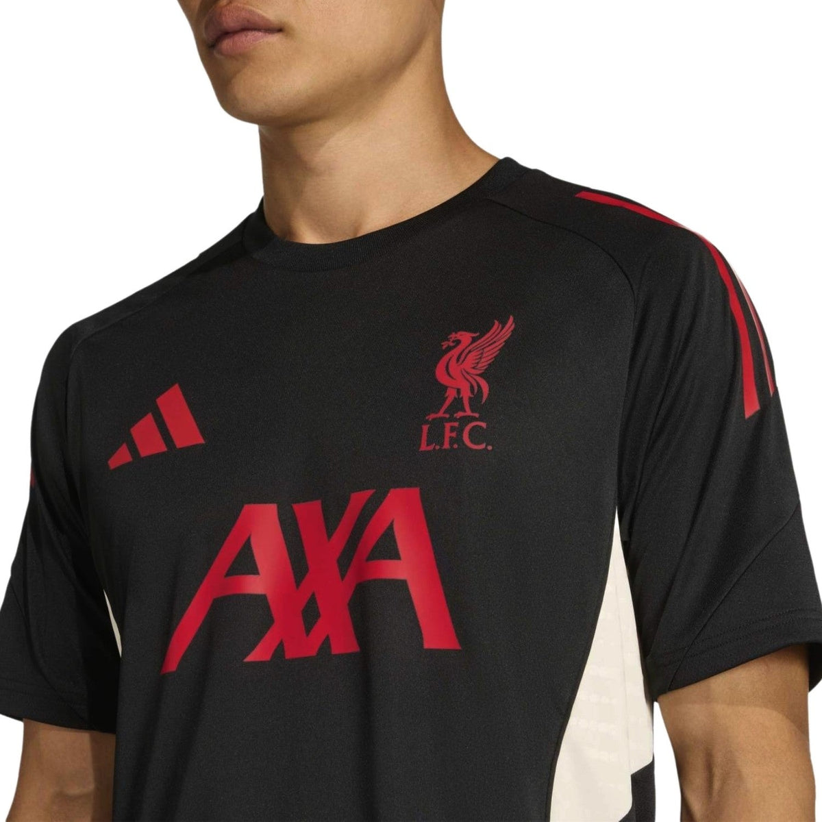 Liverpool FC black training short-sleeves Soccer set 2025/26 - Adidas-3