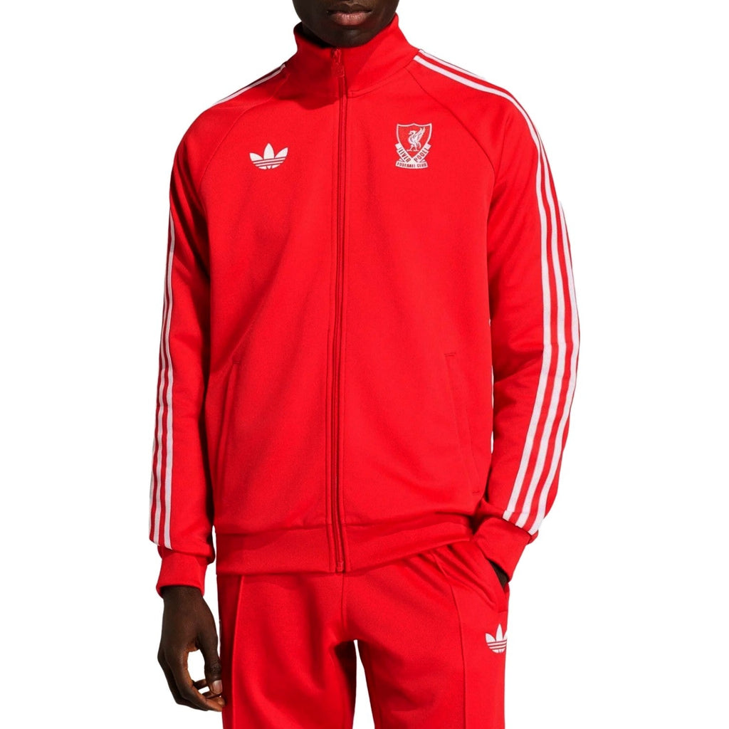 Liverpool FC Originals red casual presentation tracksuit 2026 - Adidas-0