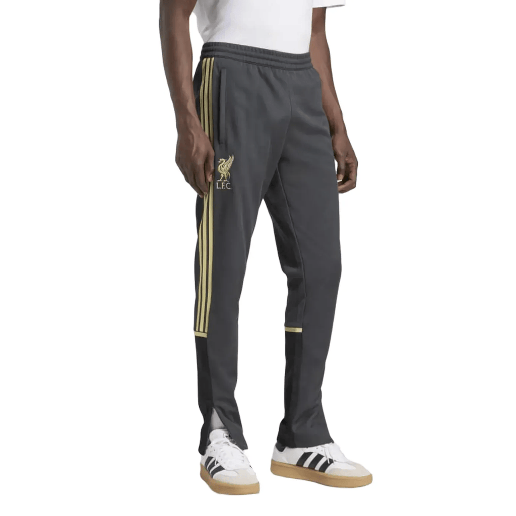 Liverpool FC Originals casual presentation tracksuit 2026 grey/gold - Adidas-3