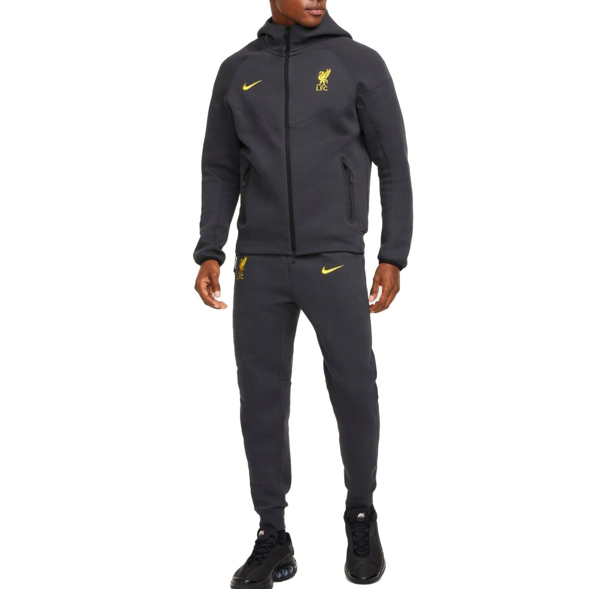 Liverpool Tech Fleece presentation tracksuit 2024/25 dark grey - Nike-4