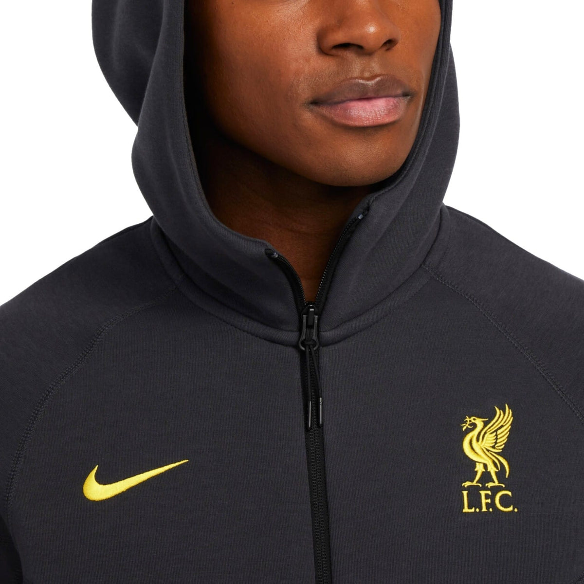Liverpool Tech Fleece presentation tracksuit 2024/25 dark grey - Nike-3