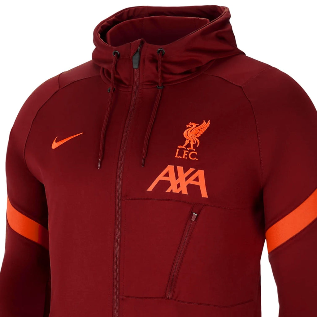 Liverpool FC hooded presentation soccer tracksuit 2021/22 red - Nike-2