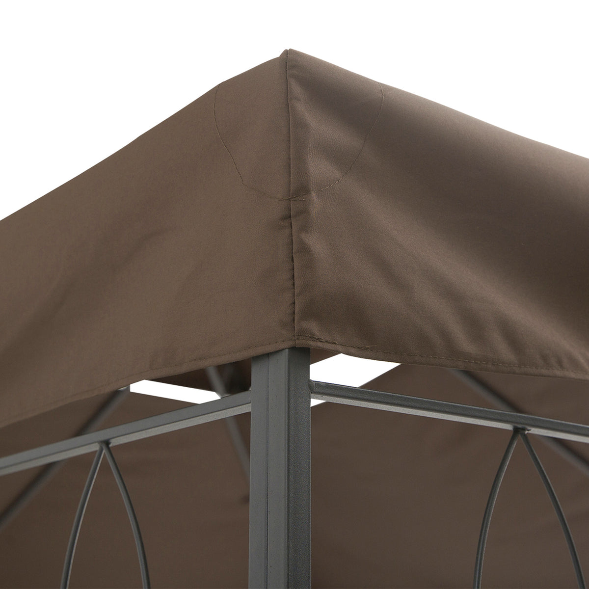 Toit de Rechange pour Tonnelle Marron  3 x 4 m-8