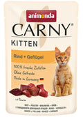 Animonda Carny Kitten Buste 85 g Manzo, Vitello & Pollo