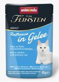 Animonda vom Feinsten Adult Raffinesse in Gelatina 
Ricco di Pollo con Merluzzo