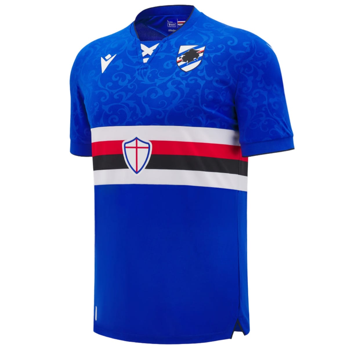 UC Sampdoria Home soccer jersey 2024/25 - Macron-0