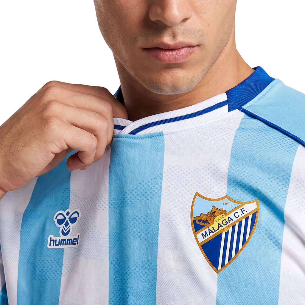 Malaga CF Home soccer jersey 2025/26 - Hummel-3