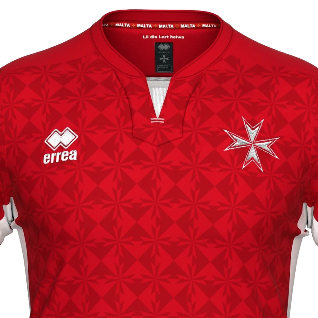 Malta national team Home Soccer jersey 2022/23 - Errea-2