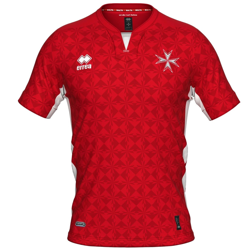 Malta national team Home Soccer jersey 2022/23 - Errea-0