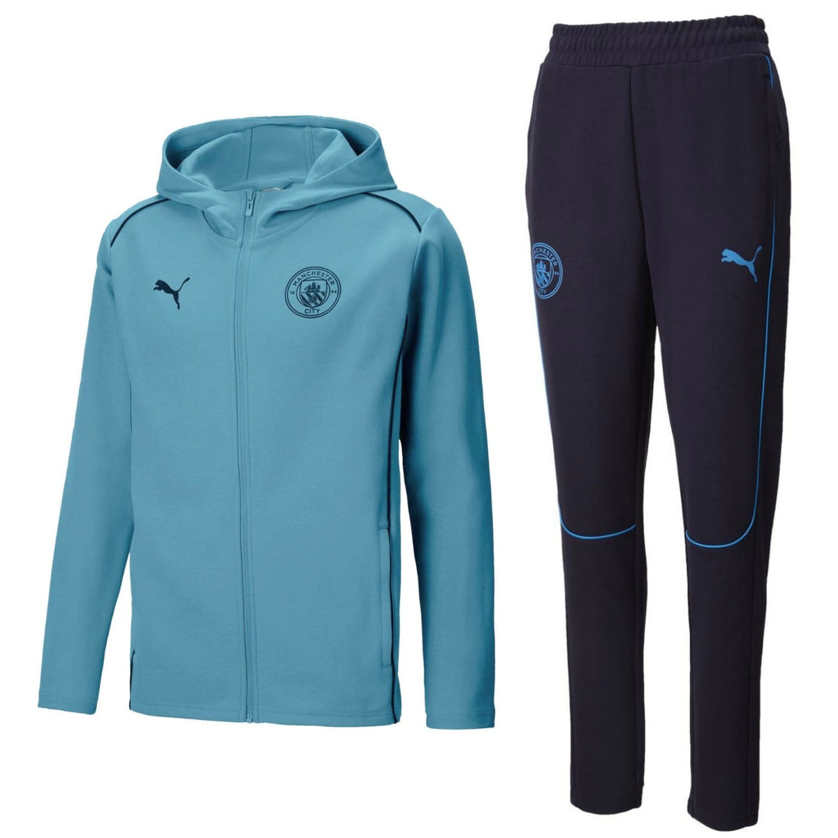 Manchester City Casual hooded presentation tracksuit 2024/25 - Puma-0